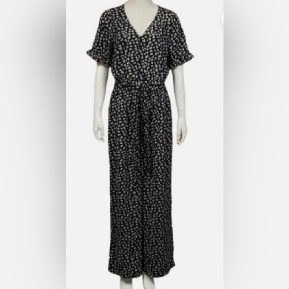 CECE Floral Print Jumpsuit